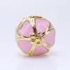 Cherry Blossom Beads Charms Hele S925 Sterling Zilver Past voor Pandora Style Charms Armbanden 246p