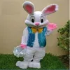 Wielkanocny króliczka Mascot Costume Bugs Rabbit Hare Fancy Dress Ubranie Animowane postacie z części i świątecznych uroczystości282l