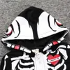 Jumpsuits Children's 2023 Spring and Autumn Skull Head Long Sleeve Bodysuit Romper Halloween Hooded Infant Creeper T230720