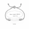 Pulsera de cremación de acero inoxidable para cenizas - Urna de tubo de vidrio transparente Joyas conmemorativas Hombres Mujeres276v