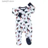 Jumpsuits Baby jumpsuit autumn sole drip glue wrap baby crawling clothes for newborns T230720