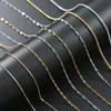 Ketten 304 Edelstahl-Gliederkabel-Halskette, hochwertige hochwertige Ketten-Choker für Männer und Frauen, Punk-Geschenk, 45 cm lang, 1 Stück