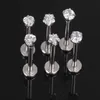 1 2x8x3mm 16G argent filetage interne Prong Gem Labret piercing à lèvres Zircon labret anneau Tragus Earring321O