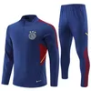 2023 Young boys Soccer Jersey Tracksuit Jacket kit 23 24 Football Training Wear Tadic Men's Kids Sets