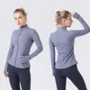 lulus hizalama kadın yoga ceket tanımlamak egzersiz spor ceket fitness ceket spor hızlı kuru aktif giyim üst katı fermuarlı sweatshirt spor giyim 2023 sıcak se