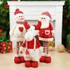 Figuras Muñeco de Papá Noel Adornos navideños para el hogar Adornos navideños Decoración de jardín de Navidad Año 201006201e