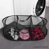 Kosze do przechowywania koszyki z pralnią z rękojeść składany pop -up Compartment Oddychający pralnia zjeżdża na brudne ubrania organizator zabawek