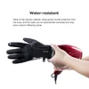 Gants de cyclisme Winter Thal Touchscreen Gants Anti-Slip Windproof Cycling Gloves w / Fece Lining Adjustab Zipper Anti-Lost Buck Camping HKD230720