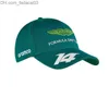 ボールキャップ新しいF1 Gorra de Fernando Alonso F1 Aston Martin Gorras Racing Capスペイン語ドライバーグリーンカジュアルスポーツ野球キャップ夏2023 Z230720