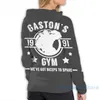 Heren hoodies heren sweatshirt voor dames grappig Gaston's Gym (witte versie) print casual hoodie streetwear