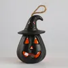 Halloween Decorations Light Up Pumpkin Lanterns for House Party Creepy Props Battery Operated KDJK2307