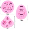 Baking Moulds Rose Flower Silicone Molds Plumeria Peony Fondant Mold Cake Decorating Tools Cupcake Chocolate Mould Candy