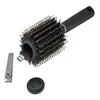 Brosse à cheveux Black Stash Safe Diversion Secret Security Brosse à cheveux Objets de valeur cachés Récipient creux pour la sécurité à domicile Stockage secret259o