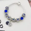 Yeni Pandora Lüks Tasarımcı Takı Bayanlar Bilezik Tahıl Tahıl Alaşım Vidalı Kuff Bracciali Bayanlar Hediye Bracciale Donna Origin288t