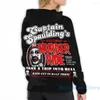 Herren-Kapuzenpullover, Herren-Sweatshirt für Damen, lustiger Captain Spaulding Murder Ride-Aufdruck, lässiger Kapuzenpullover, Streatwear