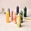 33 Color Natural Stones and Crystal Point Wand Reiki Healing Stone Tower Energy Ore Mineral Polished Crafts Home Decoration2432