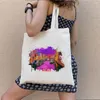 Borse da sera Venezia Italia Acquerello Inchiostro Pittura a olio Spalla Tela Cotone Tote Bag Harajuku Shopper Borsa Pieghevole Shopping Riutilizzabile