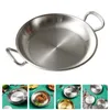 Dinnerware Sets Container Stainless Steel Tray Sea Holder Kids Plate Dinner Camping Griddle Storage Fruit Serving