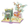 Blokken Stad Creatieve Sprookje Boek Paddestoel Huis Puppet Paradise Desktop Woondecoratie Micro Bouwstenen Bricks Speelgoed Geschenken R230720