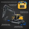 Electric RC Car Double E E598 RC Excavator 17 Channel 1 16 Toys Engineering Remote Control Crawler Truck Alloy For kids Gifts 230719