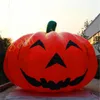 4 5m High Giant Inflatable pumpkin with LED light for 2020 Outdoor Halloween Concert nightclub Stage Decoration227l