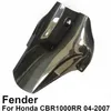 Carenagem da motocicleta de carbono roda traseira hugger fender guarda-lamas protetor de respingos de lama para honda cbr1000rr cbr 1000 rr 2004 2005 2006 2007281t