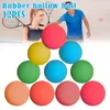 Table Tennis Sets 12pcslot 55cm Rubber High Bouncing Squash Ball Low Speed Hollow Racket Practice Training Random Color 230719