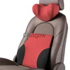 Almofadas de assento Fofo Almofada de apoio de cabeça em forma de coração Almofada de apoio de pescoço de carro Almofada de suporte de cabeça respirável de carro Respirável Espuma de memória Protetora Travesseiro lombar de carro x0720