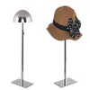 HAT Display Stand High Quality Stainess Steel Cap Display Rack Justerbar Metal Men Kvinnor Wig Hairpiece Holde239p