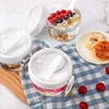 Storage Bottles 4 Pcs Overnight Oats Container With Lids And Spoons 20Oz Jars Airtight Yogurt For Milk Fruit