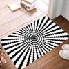 Carpets 3D Psychedelic optical glare printed Zerbino Living Room Bedroom Corridor entrance Porta Mat Room Decor Area Carpet Sfa Tapis R230720