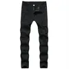Черные джинсы Мужчины Новая эластичность дизайна Men's Jeans Long Cotton Fashion высококачественная бренда большие брюки Dropship292s
