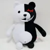 Fabrikanten groothandel 25cm 2 kleurenpellets op zwarte en witte beren roze beren knuffels cartoonspellen rond poppen voor kindercadeaus