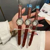 Женские часы оригинальные качественные женские Quartz Watch Мужчины круглый браслет стальные кожаные наручные часы дата 28 мм 36 мм 42 мм P230719