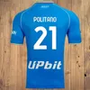 23 24 Napoli Soccer Jersey Osimhen Insigne 2023 2024 Neapel Maglia Mertens Verdi Milik Men målvakt rosa män barn full set barnstrumpor shorts