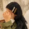 チェーンヘアピンゴールドカラー長いバレットヘアクリップ