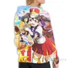 Sweats à capuche pour hommes Sweat-shirt pour homme pour femme Marching Band Nico Yazawa Love Live! School Idol Project Sweat à capuche décontracté imprimé Streatwear