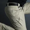 Spodnie męskie spodnie miasto taktyczne spodnie ładunkowe mężczyzn Swat bojowe spodnie armii męskie mąż mnóstwo kieszeni rozciągają bawełniane spodnie z230720