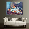 Modern Hand Painted Abstract Canvas Art Nature Morte Paul Cezanne Oil Painting Home Decor for Bedroom