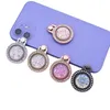 2022 Nieuwe Mode Glanzende Strass Vinger Ring Houder Anti-Verloren Mobiele Telefoon Stand Voor Iphone Ipad Tablet Beugel accessoires L230619