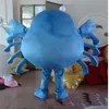 2018 haute qualité adulte mignon marque dessin animé nouveau professionnel Hollawoon bleu crabe mascotte Costume fantaisie Dress146H