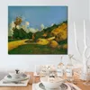 Abstract Canvas Art the Road Paul Cezanne Pittura a olio artigianale Modern Decor Studio Apartment