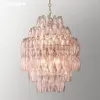 Chandeliers Luxury Living Room Glass Chandelier Natalia Handblown Pendant Lights Modern Chain Hanging Lamps For Bedroom