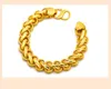 Bangle 24k Gold Real Gold 15mm Wide Generoso Bracciale da uomo in oro semplice per le donne Gioielli squisiti Regali Never Fade 24 K Bangle 230719