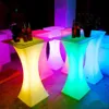 Table de cocktail illuminée à LED rechargeable table de bar à led incandescente étanche illuminée table basse bar kTV disco party supply236j