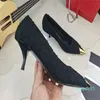 Métal pointu chaussures femmes chaussures habillées mode pointu chaîne à lacets tissu cuir sandales sexy luxe talons hauts 6cm