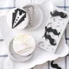 Moules de cuisson bricolage hommes dames robe de soirée moustache Silicone gâteau moule chocolat Fondant biscuit moule cuisine décoration outils