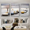 Paintings 3 Pieces Nordic Luxury Ribbon Abstract Landscape Wall Art Canvas Paintings Modern Gold Deer Poster Print Picture for Home Decor 230719