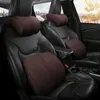 シートクッションカーシートバックサポートキットメモリフォームキャンディングのための車のネック枕首とバックの自動インテリアアクセサリーx0720