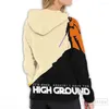 Hoodies voor heren Herensweatshirt voor dames Grappig High Ground Prequel Memes - Kleurenprint Casual hoodie Streatwear